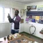 Wildlife conservation center interior display
