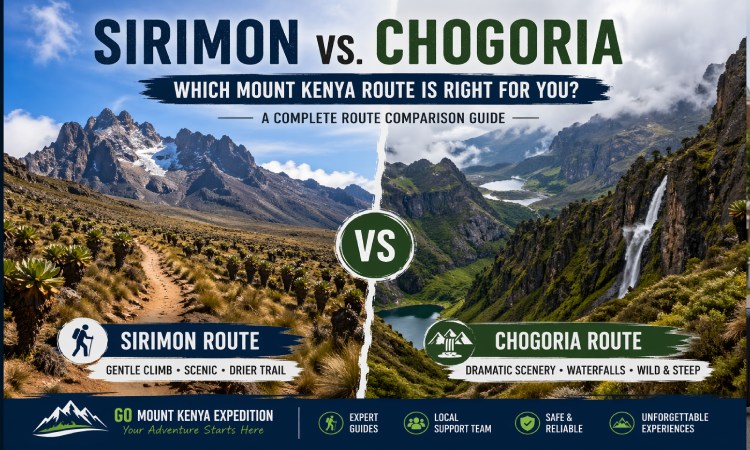 mount kenya route comparison
